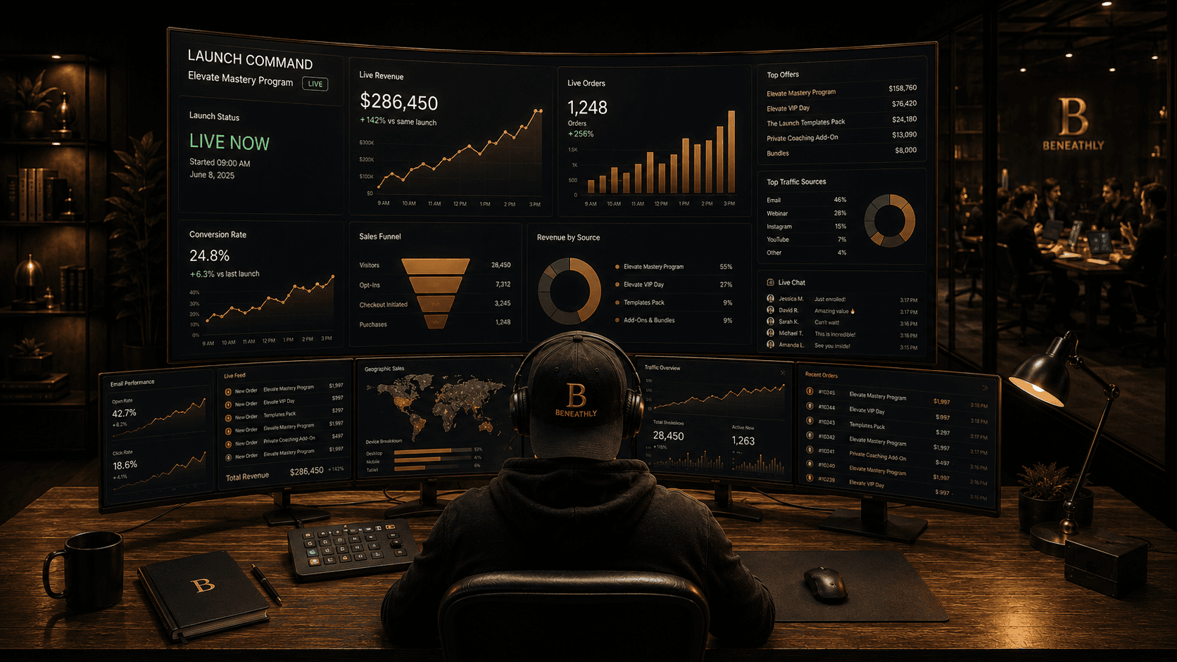From idea to live revenue.