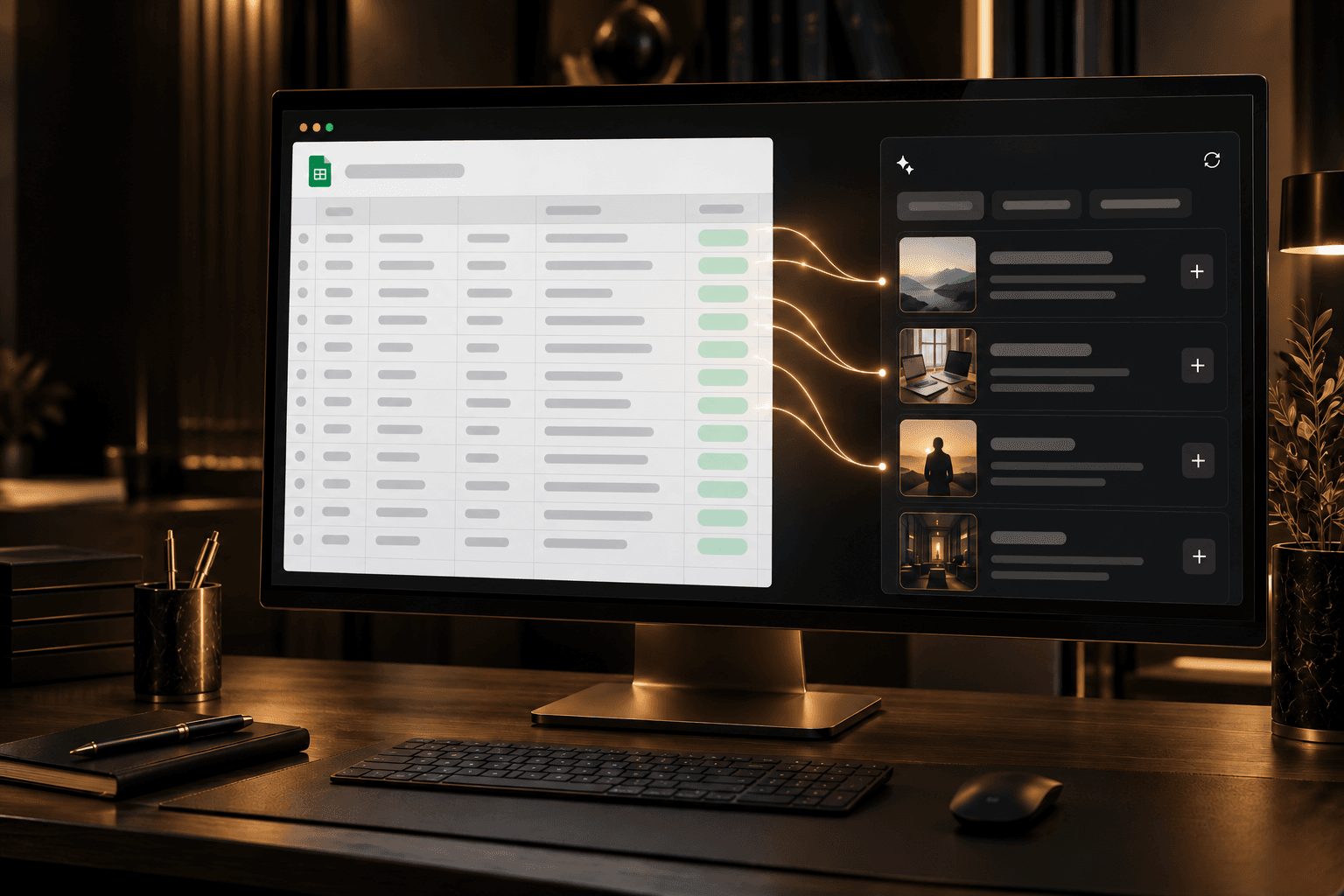 Import or generate ideas